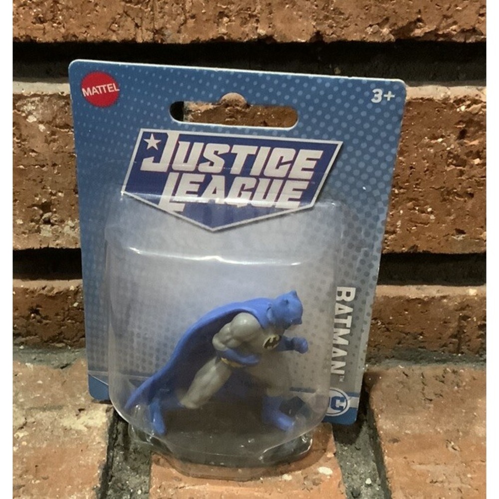 Justice League Batman (Blue/Grey)  DC Comics Mini‎ Figure Mattel 3"